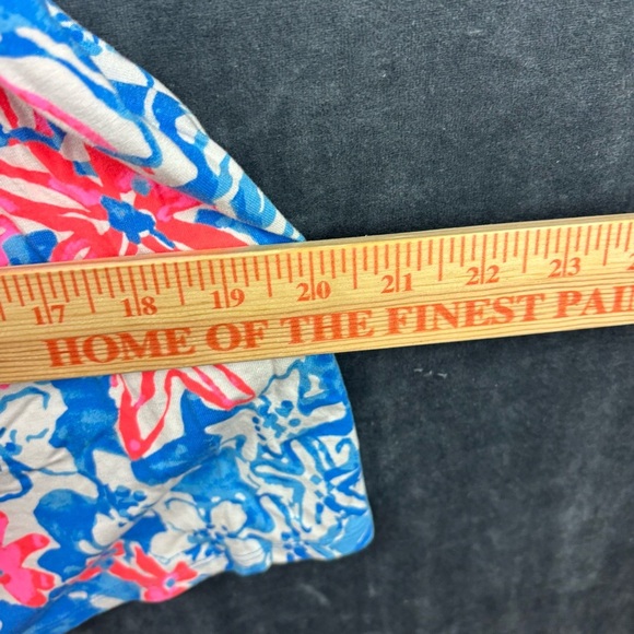 EUC Lilly Pulitzer Tala Romper in Blue Bay Pop Pop Sz XL - Picture 10 of 15